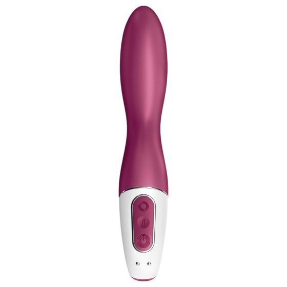 Satisfyer Heated Thrill - inteligentní, nabíjecí, ohřívající vibrátor (červený)