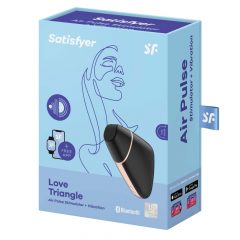   Satisfyer Love Triangle - nabíjecí, vodotěsný, smart vibrátor a stimulátor na klitoris (černý)