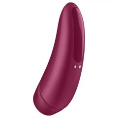   Satisfyer Curvy 1+ - nabíjecí, vodotěsný smart vibrátor na stimulaci klitorisu (červená růže)