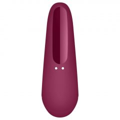   Satisfyer Curvy 1+ - nabíjecí, vodotěsný smart vibrátor na stimulaci klitorisu (červená růže)