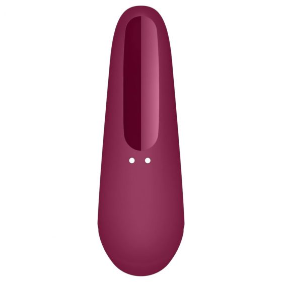 Satisfyer Curvy 1+ - nabíjecí, vodotěsný smart vibrátor na stimulaci klitorisu (červená růže)