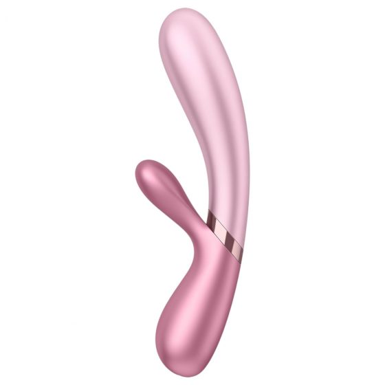 Satisfyer Hot Lover - inteligentní, nabíjecí, ohřívající vibrátor (růžový)