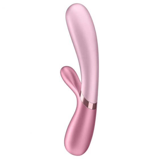 Satisfyer Hot Lover - inteligentní, nabíjecí, ohřívající vibrátor (růžový)