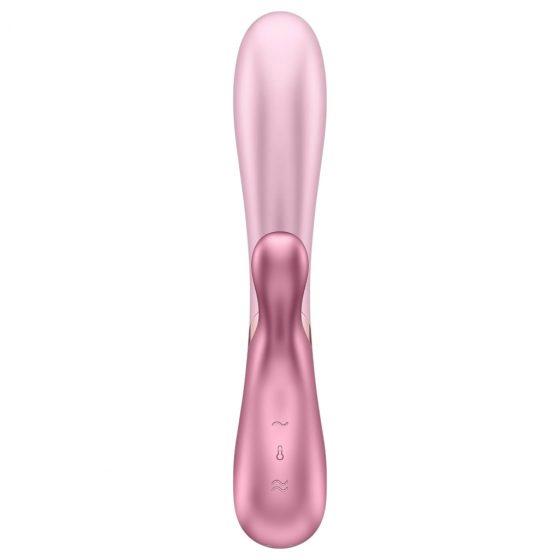 Satisfyer Hot Lover - inteligentní, nabíjecí, ohřívající vibrátor (růžový)