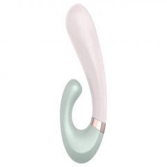   Satisfyer Heat Wave - inteligentní, pákový vibrátor s ohřevem (máta)