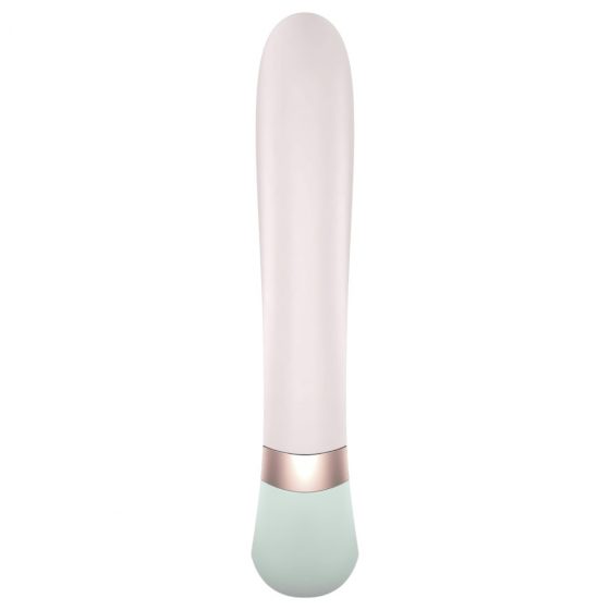 Satisfyer Heat Wave - inteligentní, pákový vibrátor s ohřevem (máta)