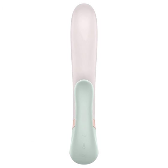 Satisfyer Heat Wave - inteligentní, pákový vibrátor s ohřevem (máta)