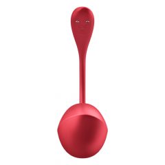   Satisfyer Shiny Petal - rádiové vibrační vajíčko (červené)