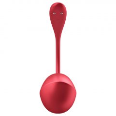   Satisfyer Shiny Petal - vibrační vajíčko s rádiovým ovládáním (červené)