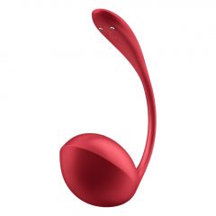   Satisfyer Shiny Petal - vibrační vajíčko s rádiovým ovládáním (červené)