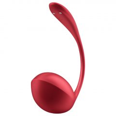   Satisfyer Shiny Petal - vibrační vajíčko s rádiovým ovládáním (červené)