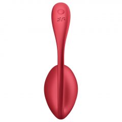   Satisfyer Shiny Petal - vibrační vajíčko s rádiovým ovládáním (červené)