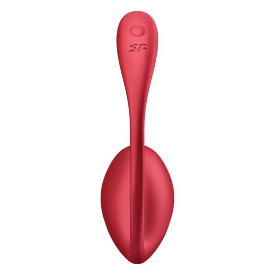 Satisfyer Shiny Petal - rádiové vibrační vajíčko (červené)