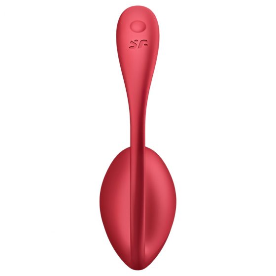 Satisfyer Shiny Petal - vibrační vajíčko s rádiovým ovládáním (červené)