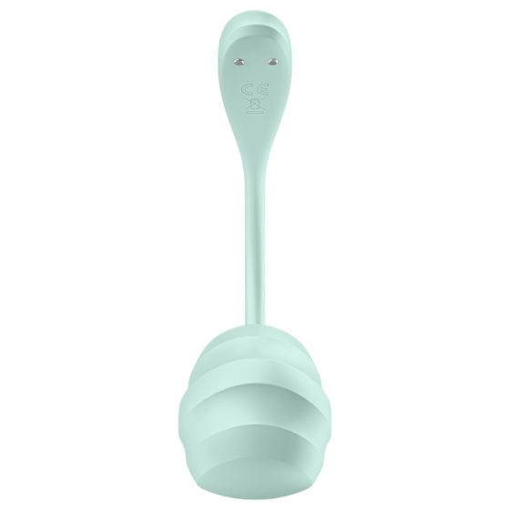 Satisfyer Smooth Petal - chytré vibrační vajíčko (zelené)