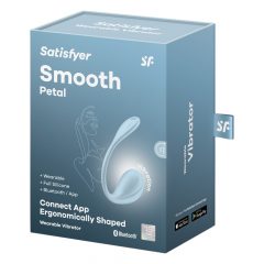   Satisfyer Smooth Petal - chytré vibrační vajíčko (modré)