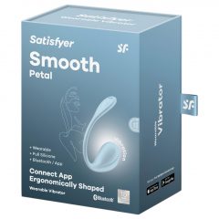   Satisfyer Smooth Petal - chytré vibrační vajíčko (modré)