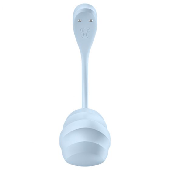 Satisfyer Smooth Petal - chytré vibrační vajíčko (modré)