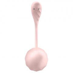   Satisfyer Ribbed Petal - rádiové vibrační vajíčko (růžové)