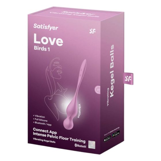 Satisfyer Love Birds 1 - inteligentní vibrační gekončíci (růžová)