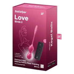   Satisfyer Love Birds 2 - inteligentní vibrační gekončíci (růžová)