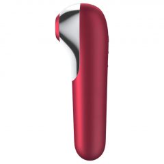   Satisfyer Dual Love - nabíjecí, vodotěsný smart vibrátor na klitoris a vagínu (červený)