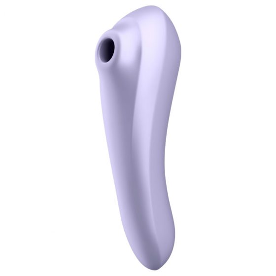 Satisfyer Dual Pleasure - nabíjecí, vodotěsný smart vibrátor na klitoris a vagínu (fialový)