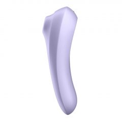   Satisfyer Dual Pleasure - nabíjecí, vodotěsný smart vibrátor na klitoris a vagínu (fialový)