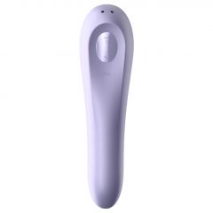   Satisfyer Dual Pleasure - nabíjecí, vodotěsný smart vibrátor na klitoris a vagínu (fialový)