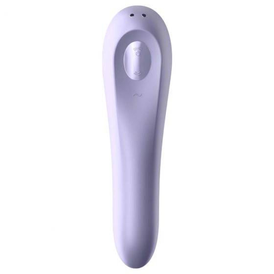 Satisfyer Dual Pleasure - nabíjecí, vodotěsný smart vibrátor na klitoris a vagínu (fialový)