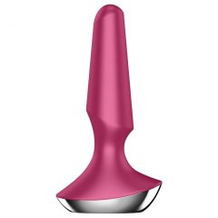   Satisfyer Plug-ilicious 2 - chytrý anální vibrátor (červený)