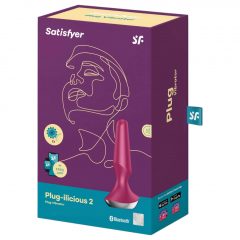   Satisfyer Plug-ilicious 2 - inteligentní anální vibrátor (červený)