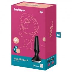   Satisfyer Plug-ilicious 2 - inteligentní anální vibrátor (černý)