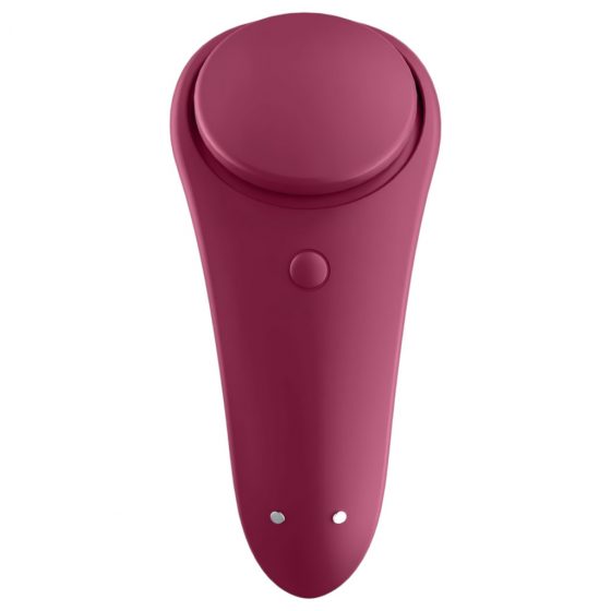 Satisfyer Sexy Secret - nabíjecí, vodotěsný smart vibrátor na klitoris (bordový)