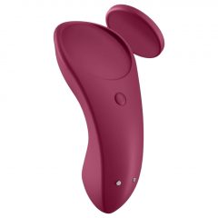   Satisfyer Sexy Secret - chytré vodotěsné vibrační kalhotky (bordó)