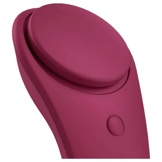 Satisfyer Sexy Secret - nabíjecí, vodotěsný smart vibrátor na klitoris (bordový)