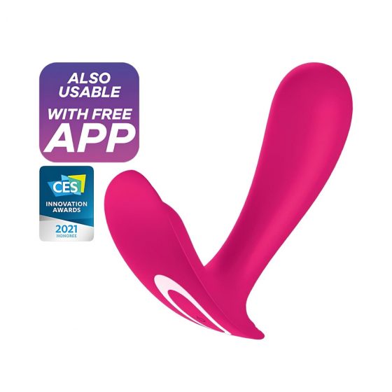 Satisfyer Top Secret - nabíjecí, inteligentní, dvoumotorový vibrátor (růžový)