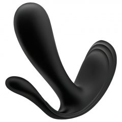   Satisfyer Top Secret Plus - nabíjecí, inteligentní 3 kolíkový vibrátor (černý)