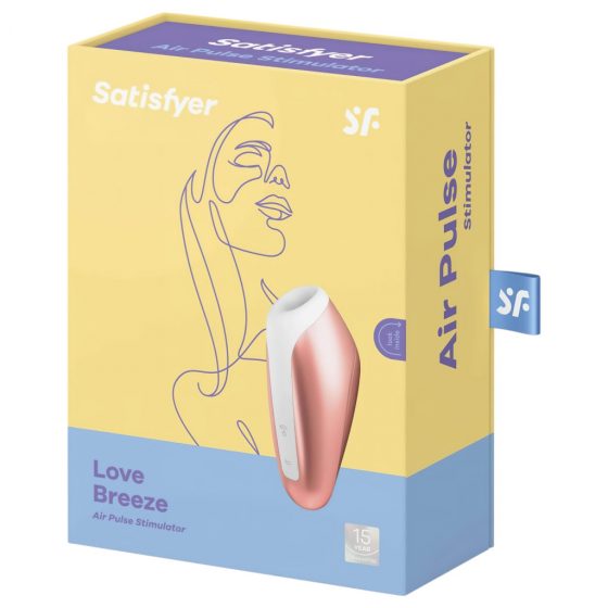 Satisfyer Love Breeze - nabíjecí, vodotěsný stimulátor na klitoris (broskvový)