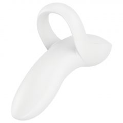   Satisfyer Bold Lover - nabíjecí prstový vibrátor (bílý)