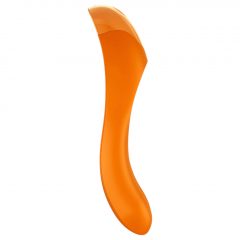   Satisfyer Candy Cane - nabíjecí, vodotěsný vibrátor s dvěma ramínky (oranžový)