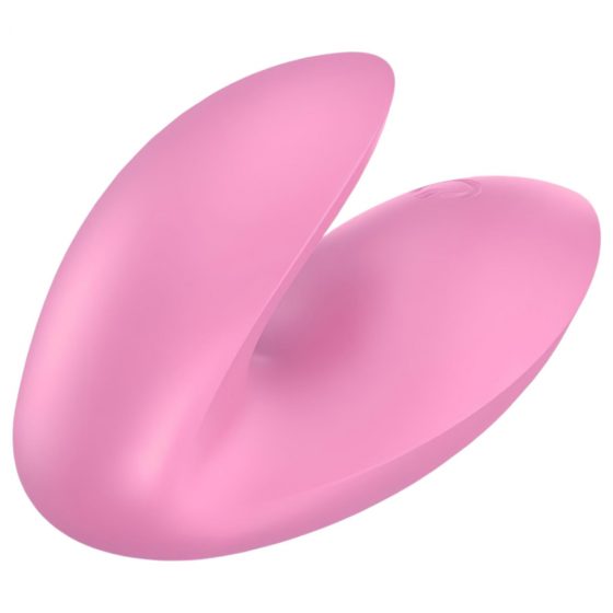 Satisfyer Love Riot - akumulátorový, voděodolný vibrační prstenec na prst (růžový)