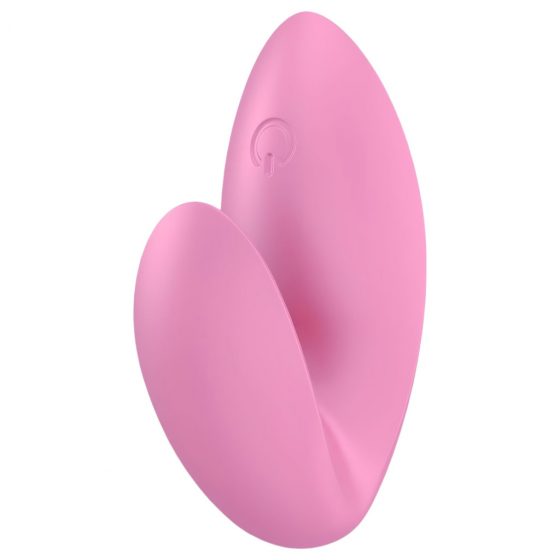 Satisfyer Love Riot - akumulátorový, voděodolný vibrační prstenec na prst (růžový)