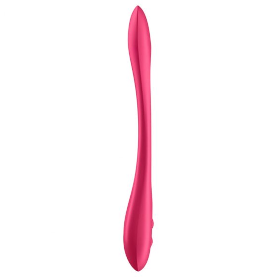 Satisfyer Elastic Joy - nabíjecí, flexibilní párový vibrátor (červený)