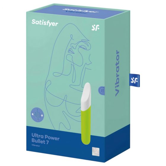 Satisfyer Ultra Power Bullet 7 - nabíjecí, vodotěsný vibrátor na klitoris (zelený)