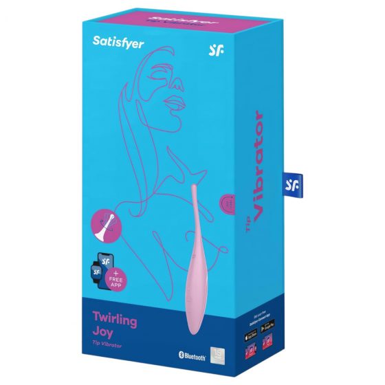 Satisfyer Twirling Joy - nabíjecí, voděodolný vibrátor na klitoris (růžový)