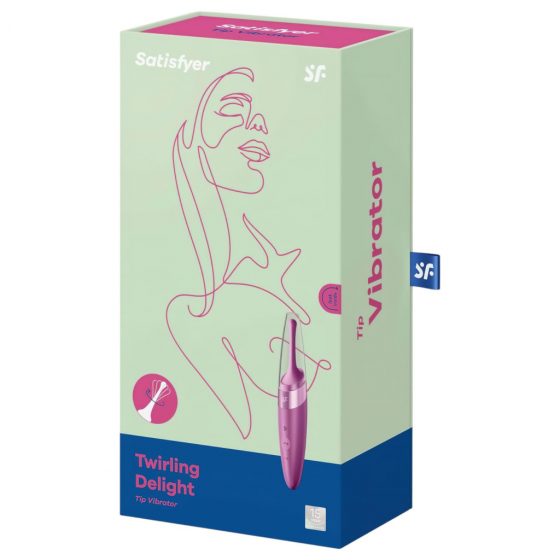 Satisfyer Twirling Delight - nabíjecí, voděodolný vibrátor na klitoris (fialový)