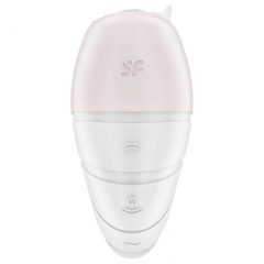   Satisfyer Supernova - akumulátorový, tlakový 2v1 vibrátor (bílý)