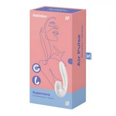   Satisfyer Supernova - nabíjecí vibrátor 2in1 se vzduchovou vlnou (bílý)