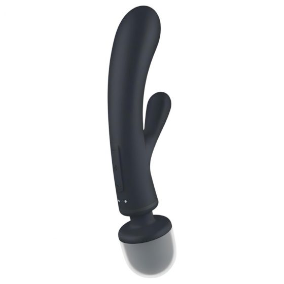 Satisfyer Triple Lover - vibrátor na bod G a masážní vibrátor (stříbrný)